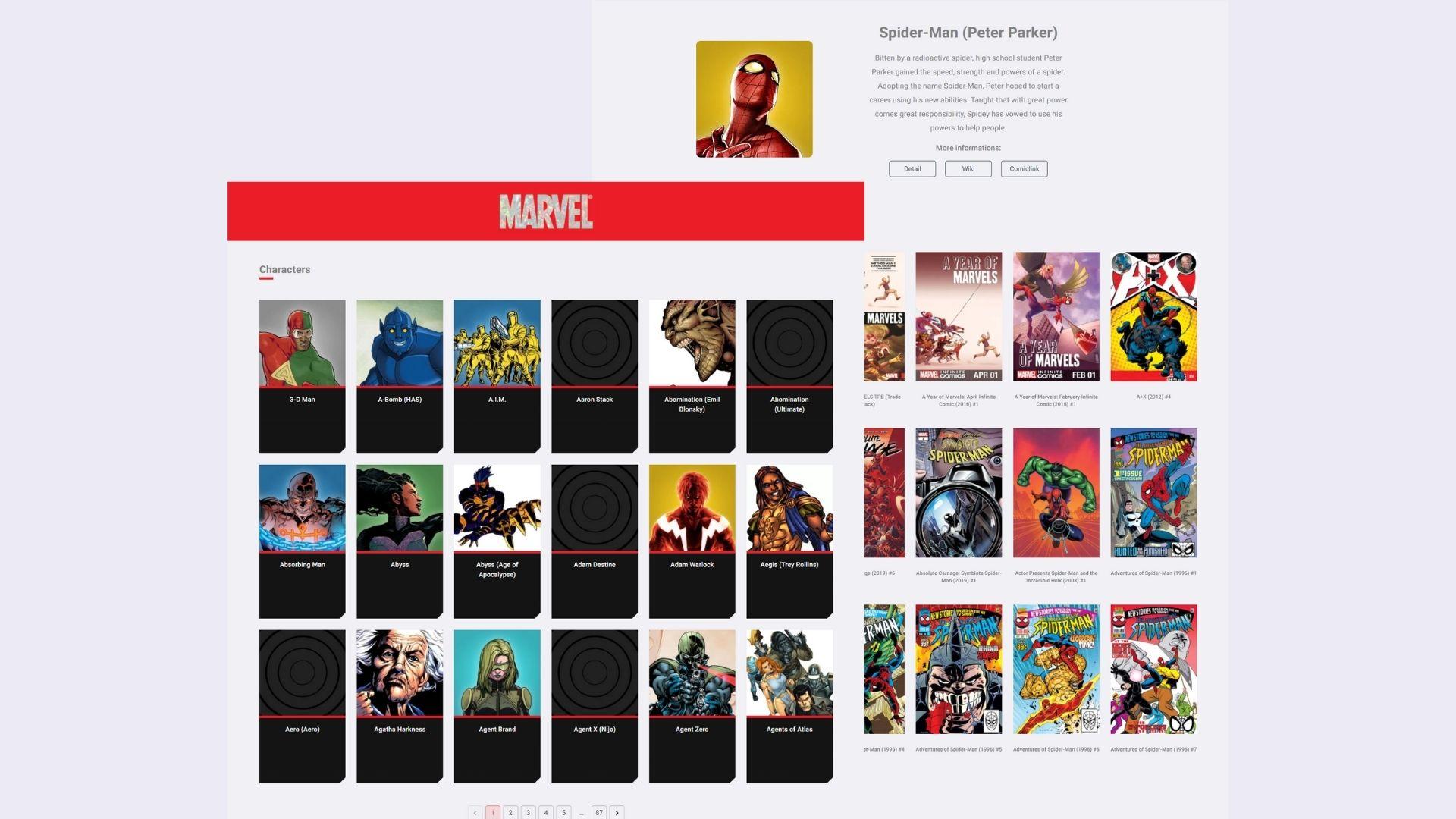 Marvel API