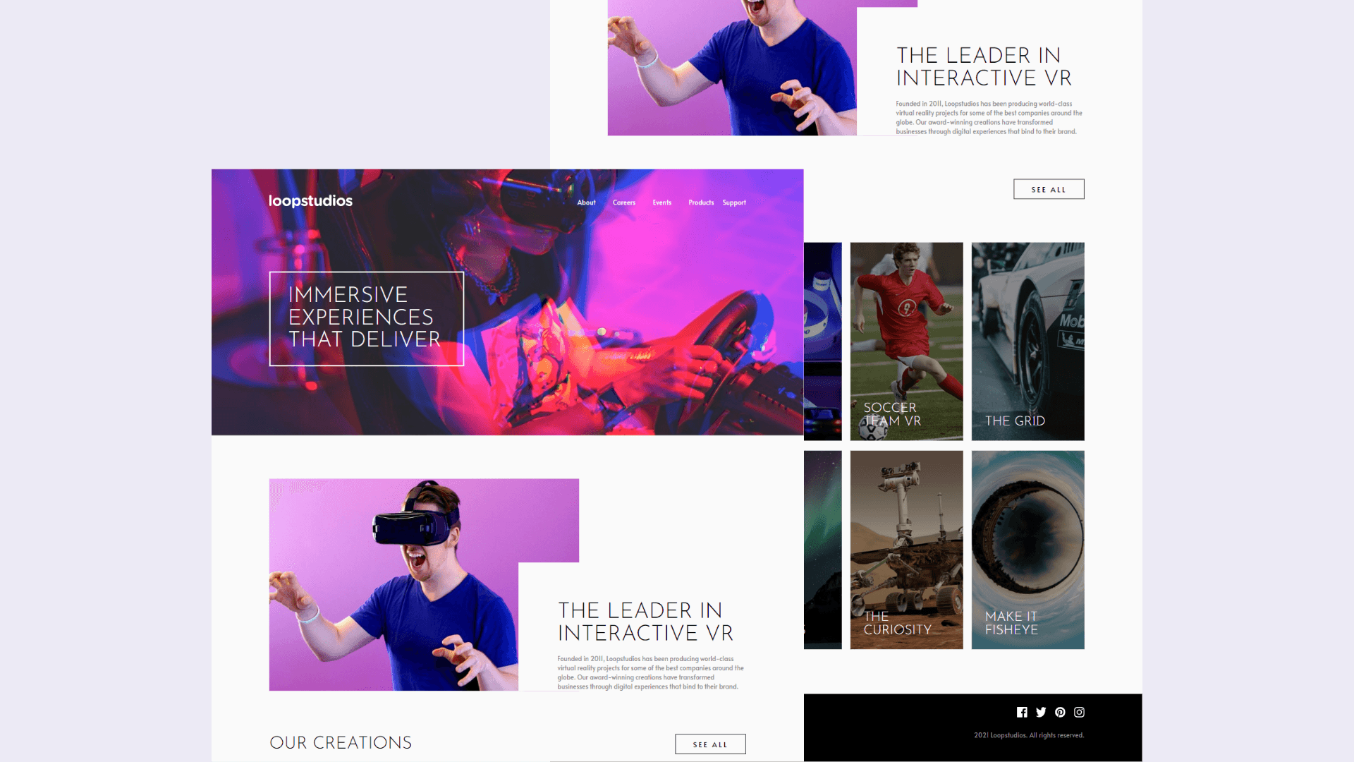 Loopstudios Landing Page